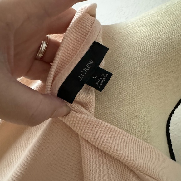 J.Crew Original cotton terry puff-sleeve sweatshirt dress - Picture 6 of 7